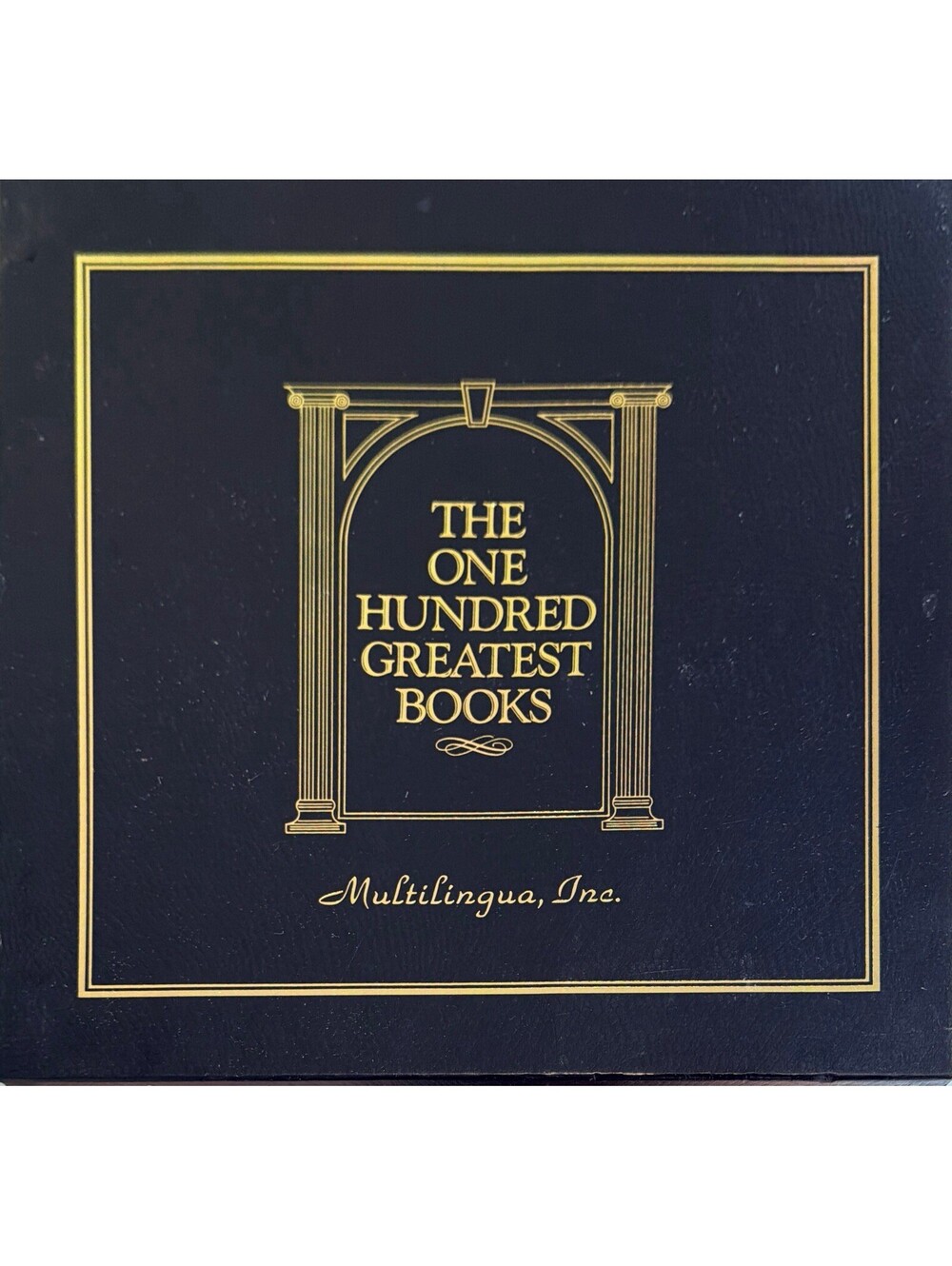 THE ONE HUNDRED GREATEST BOOKS 4 cassette tapes. Vol. 5.0 The Cassette Library